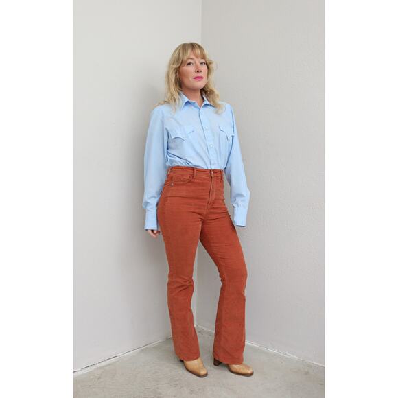 1970's Vintage Western Miller Pearl Snap Shirt ~ Men's MD LG ~ Women's LG to Xl - Picture 6 of 7